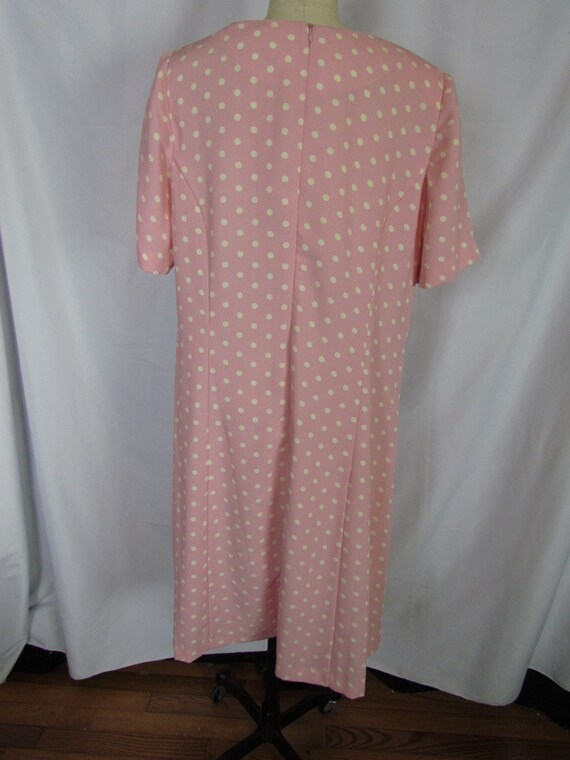 18 w pink polka dot Sally dress,  - image 6