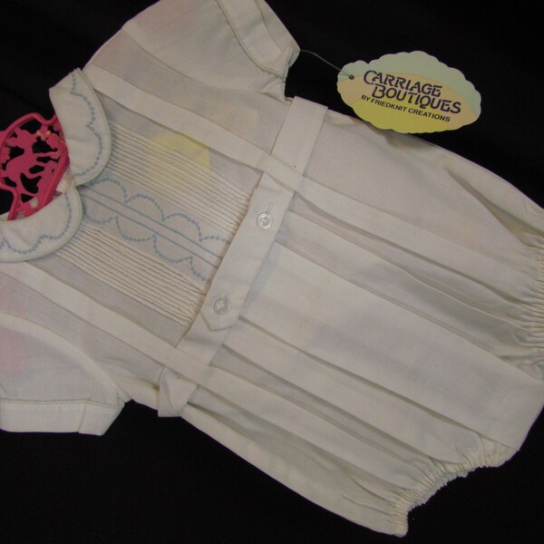 Preemie Carriage Boutique boys Christening/Easter outfit, vintage