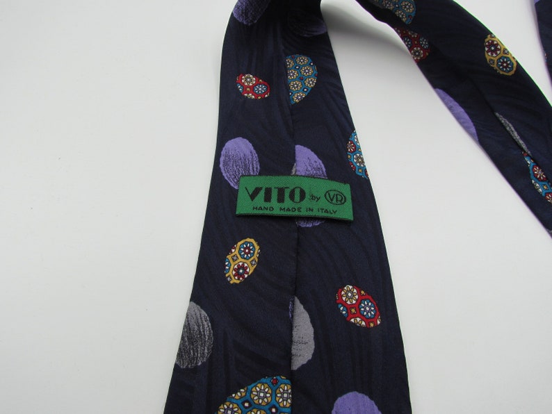 made in Italy Vito Vtg Easter Egg tie