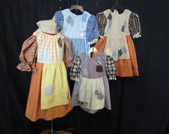 7/8 Orphan/Peasant/Rag dress, (Sm/Med girls), length varies