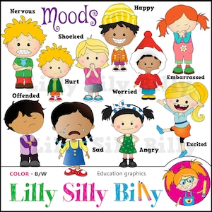 Education Clipart Moods And Emotions Lilly Silly Billy Etsy Gograph has the graphic or image that you need for as little as 5 dollars. education clipart moods and emotions lilly silly billy super sweet digital images for teachers aids and back to school