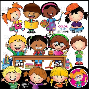 Créer, apprendre, rêver Clipart - Kids Educational Clipart, clipart mignon pour un petit usage commercial et personnel.