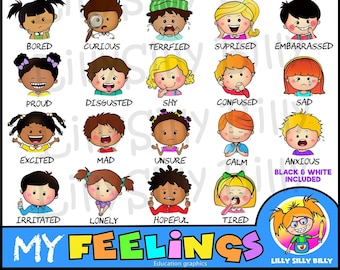 MY Feelings Clipart Super Sweet Digital Images for Small - Etsy Sweden
