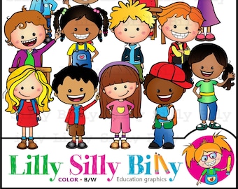Kids Clipart Etsy Kids Clipart Etsy