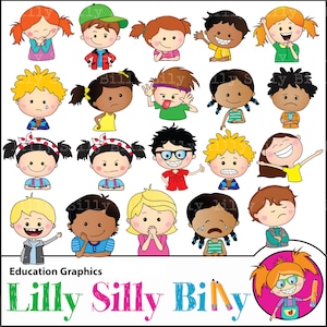 Clipart Emoções - Gráficos educativos infantis. Imagens de humores variados. Gráficos de uso comercial em arquivos png de alta qualidade.