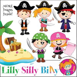Pirate Treasures, Digital graphics for commercial use, Adventure, Pirates, Desert Island, Buried Treasure, Quality Graphics.