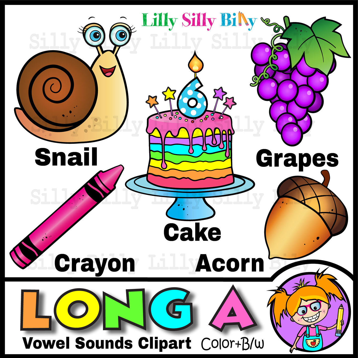 Long A Vowel Sound Phonics Worksheets