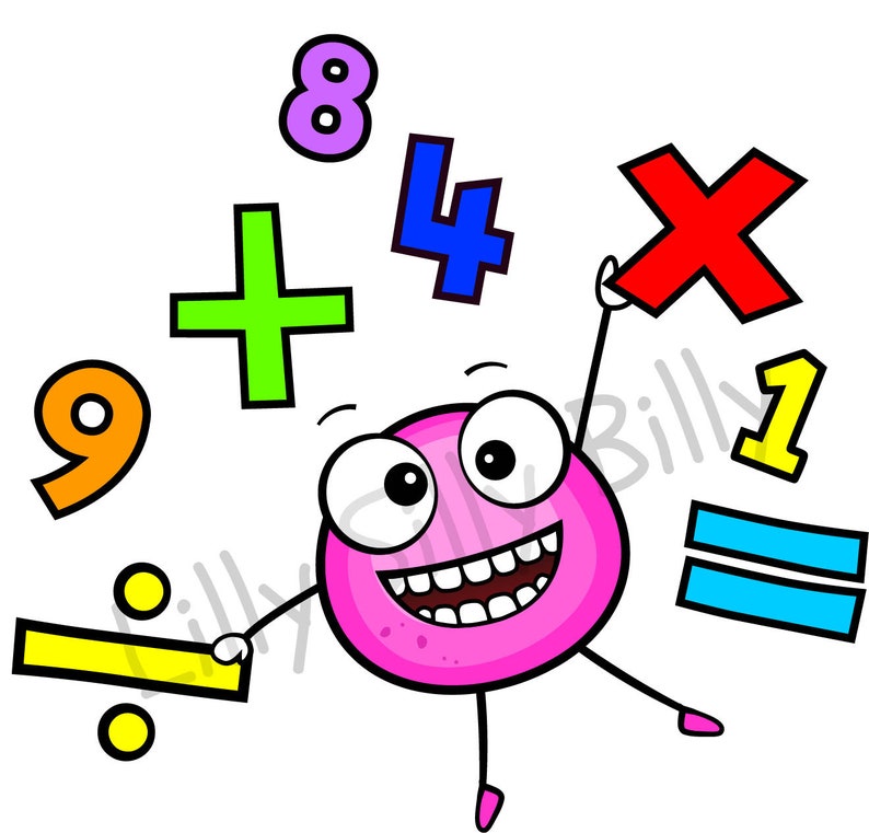 Smiling Math Tools Transparent Fonkys Math - Clipart for Small Commercial and Education Use. Emoji ...