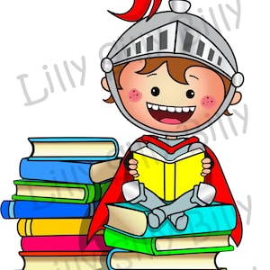 Knight Educational Knight Class. Eduaction Clipart, Black and White & COLOR, Small ...