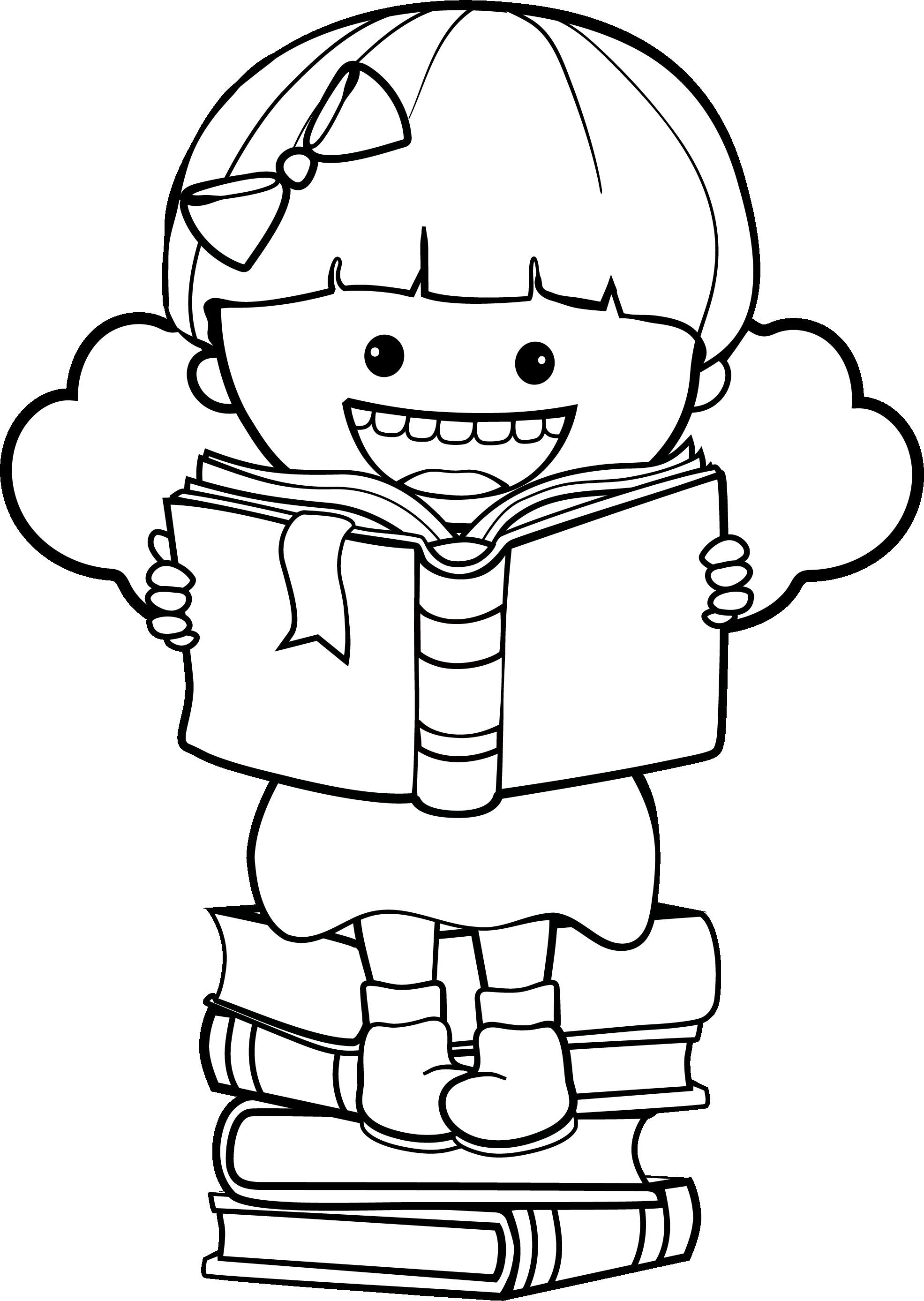 First Day of School. Clipart Black and White & COLOR Small Etsy