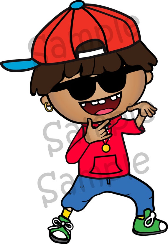 CVC Rhyming Word Clipart - AP - B/W & Color Images. for Small
