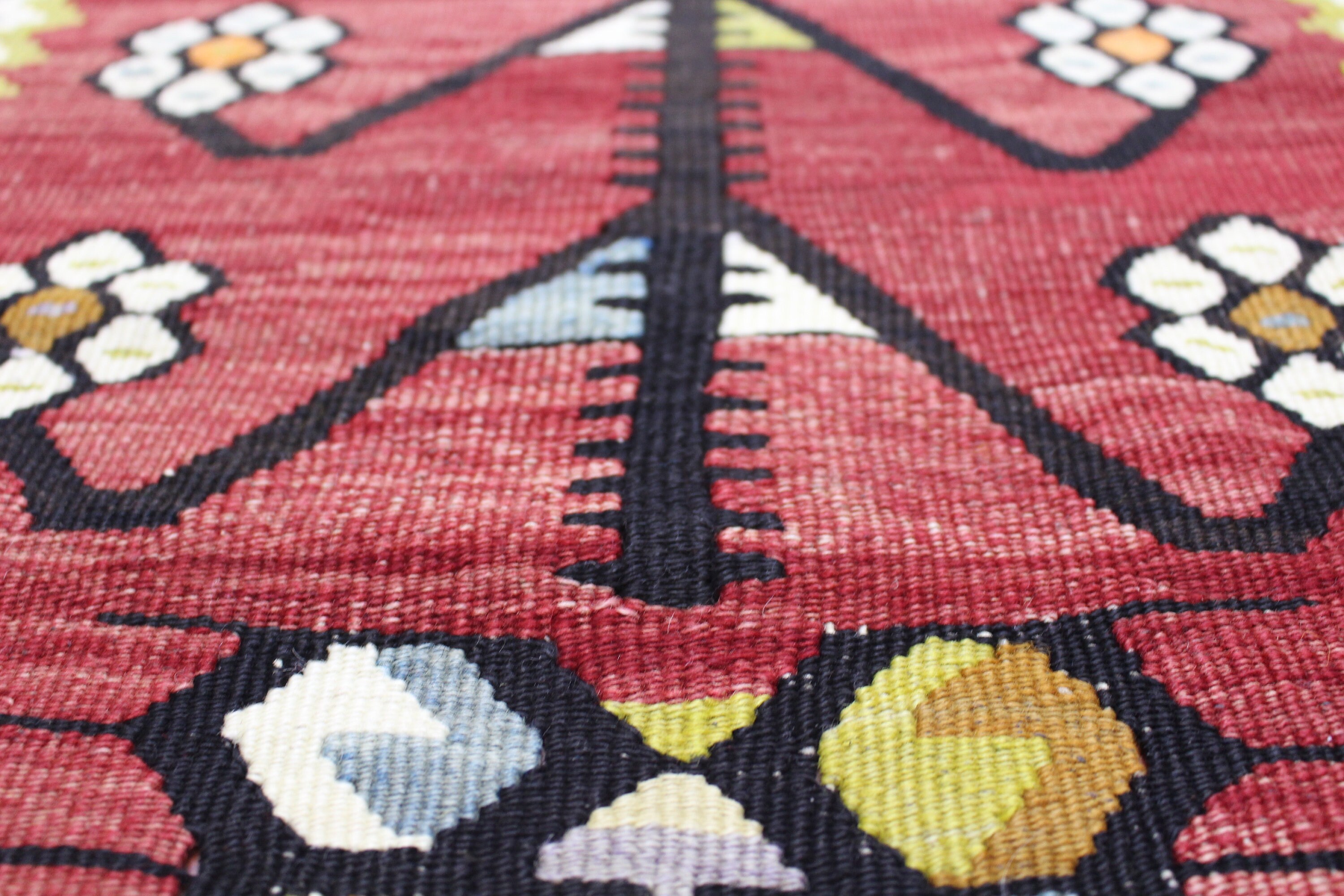 Decorative Kilim Rug 6.7x3.9 ft. 205x121 cm Vintage Kilim Rug Etsy