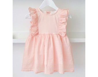 Ruffle dress Paper printed Sewing Pattern for Baby Girl 6 Months - 7 years