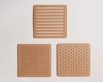 Acrylic Sashiko Stencil: Embroidery Quilting Tool - Lines and Dots