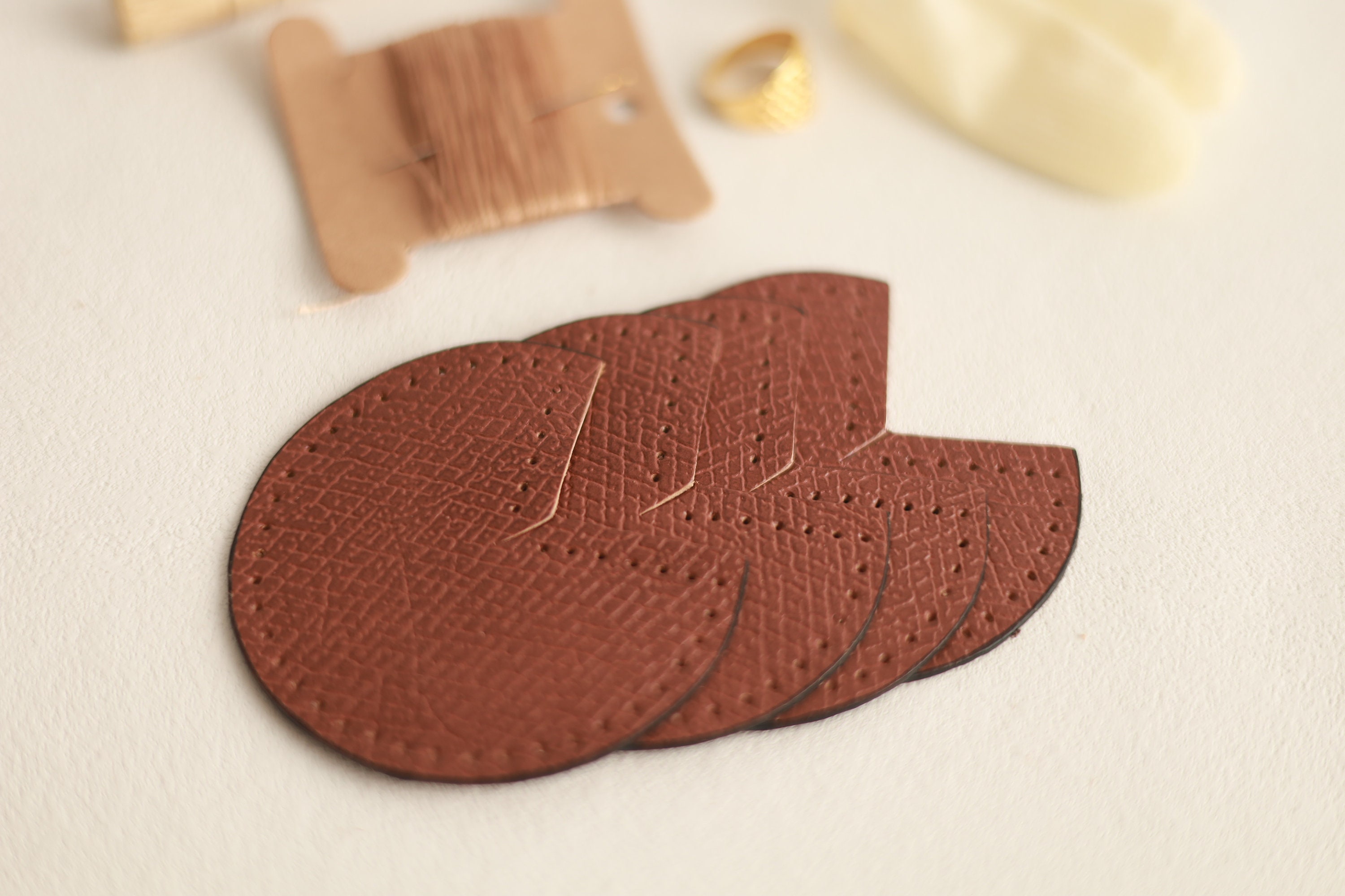 DIY Kit for Bag Corner Fix Protector Real Leather Patches 