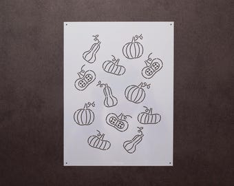 Embroidery Stencils: Pumpkin Embroidery & Quilting Template - Halloween Collection T07
