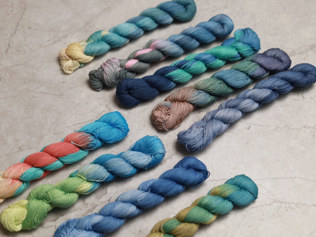 Variegated Sashiko Thread Standard Thickness 6-ply Cotton Thread ...
