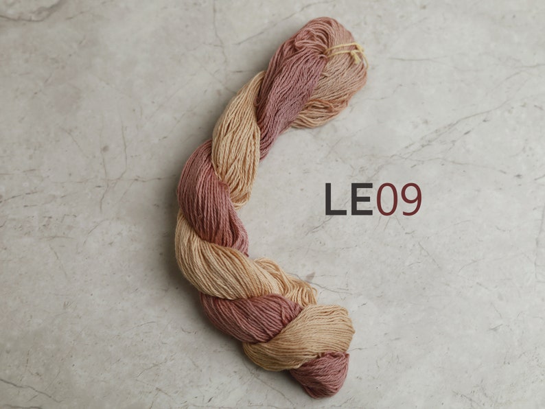 Natural Plant Dyed Sashiko Thread Embroidery Floss Variegated Limited Edition 6-11 LE09