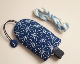 Sashiko Tygnyckelfodral PDF Symönster: Bilnyckelfodral och hållare