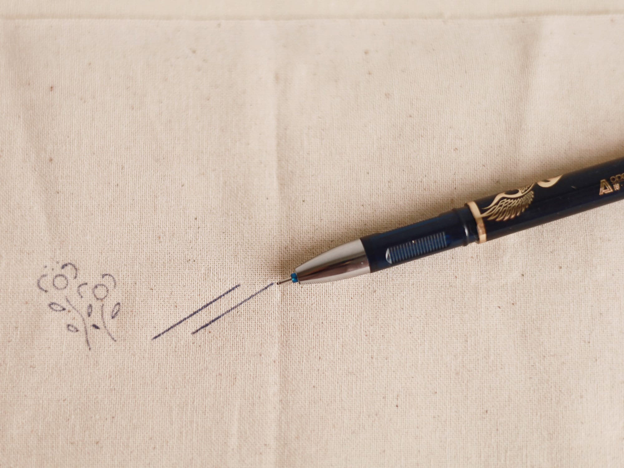 Super Fine 0.38mm Tip Heat Erasable Pen for Embroidery Transfer Sewing Quilting Fabric Marker