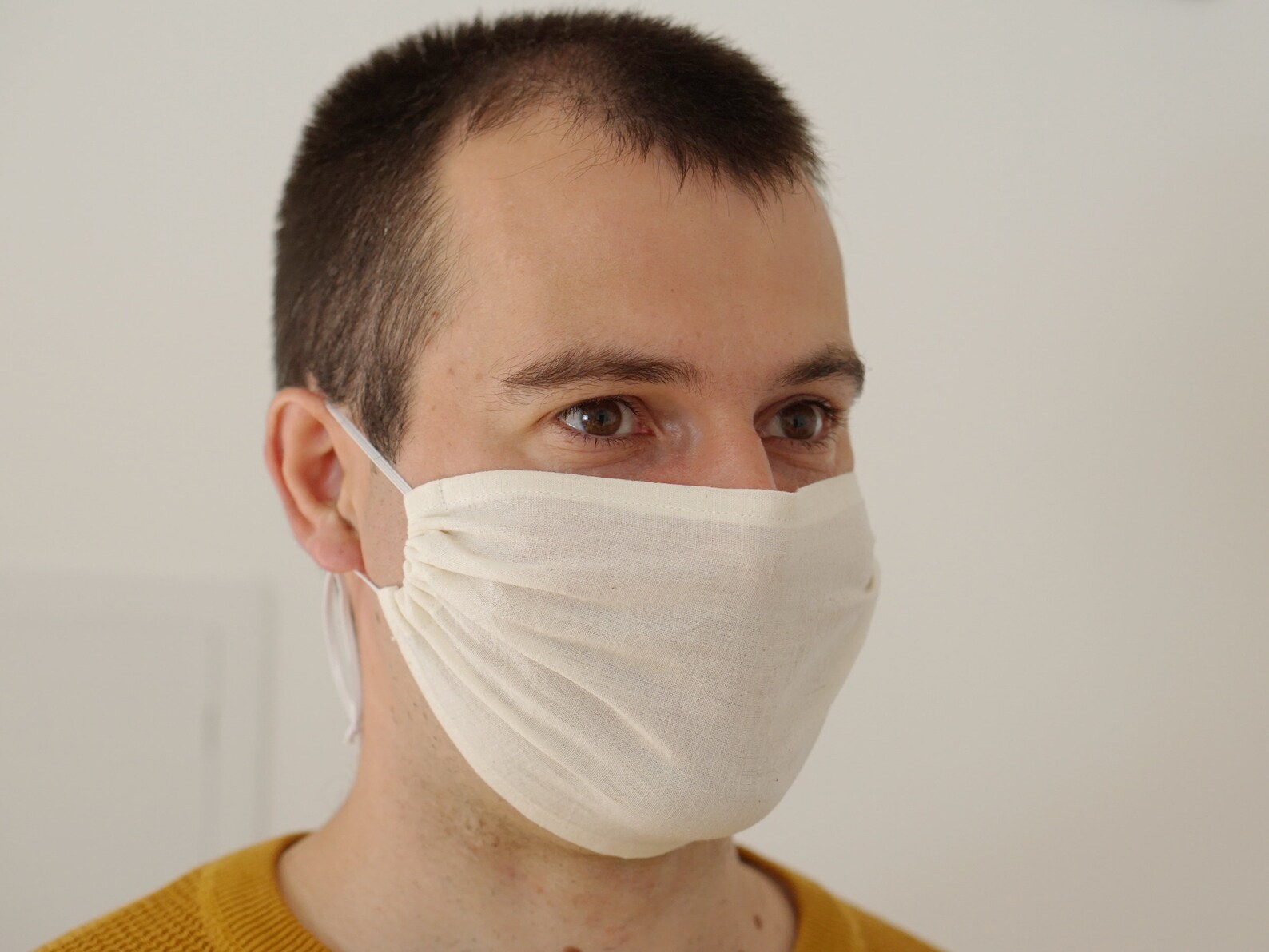 Soft and Breathable Cotton Muslin Single Layer Fabric Face Etsy