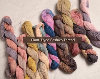 Naturfärgad Sashiko-tråd | Broderigarn - Broderig begränsad upplaga 21-32