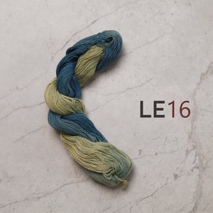 Natural Plant Dyed Sashiko Thread Embroidery Floss Variegated Limited Edition 12-17 LE16