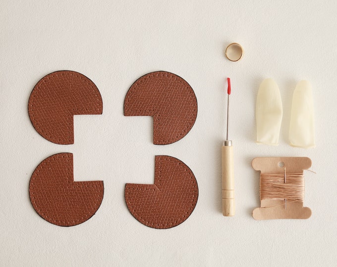 Leather Bag Corner DIY  Repair Kit: Full-Grain Leather Patches