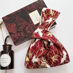 Japanese Reversible Knot bag Paper Sewing Pattern bag tutorials for 2 styles*3 sizes