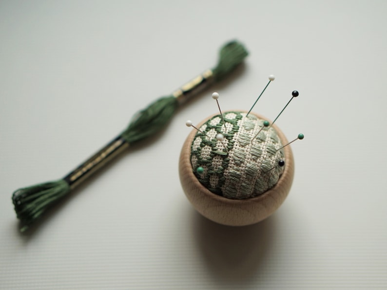 Kogin Sashiko Pincushion Japanese Embroidery DIY Kit With Etsy