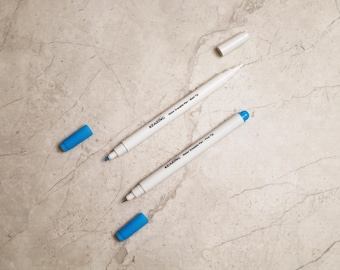 Vattenlöslig raderbar penna för broderiöverföring, sömnad, quiltning, tygmarkör