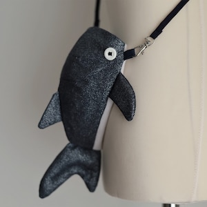 Humpback Whale Print Pattern Crossbody Bags