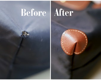 DIY Kit for Bag Corner Fix Protector - Real Leather Patches for Bag Making and Repair