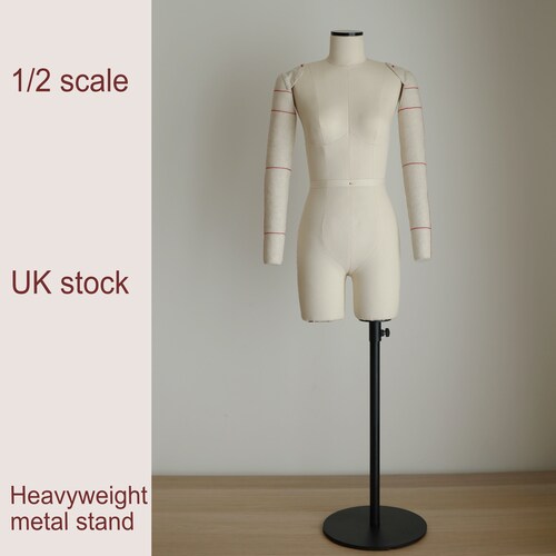 Half Scale Dress Form for Sewing Size 4 Mini Tailor Female Etsy