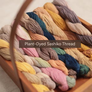 Natural Plant Dyed Sashiko Thread | Embroidery Floss - Variegated Limited Edition 11-20