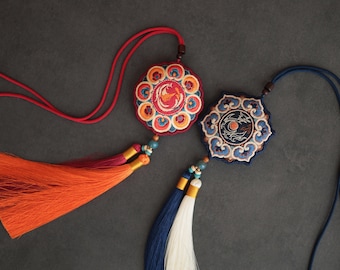 Broderipåse-kit: Drake och Phoenix lyckobringare DIY-pyssel med handledning