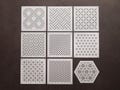 Sashiko Stencils | Embroidery Patterns or Quilting Stencils | Sashiko Templates - S001-008 (small size)