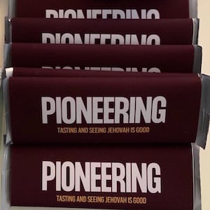 Printable | JW Pioneer Gift Chocolate Bar Wrapper