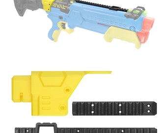 AKBM Top Rail Buttstock Adapter kit for Nerf Rival Forerunner Blaster Modify Toy