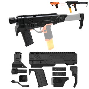 AKBM Body Shell Grip Foldable Stock for Worker MOD Nightingale Foam Blaster Modify Toy