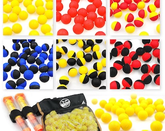 Details about   Nerf Rival Compatible Ammo Kids Teens Christmas Gift Foam Bullet Ball 100 Pack 
