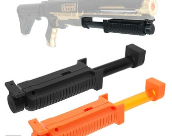 AK Blaster MOD Pump Grip Kit Shot Gun Style 3D Print for Nerf Rampage Raider Modify Toy