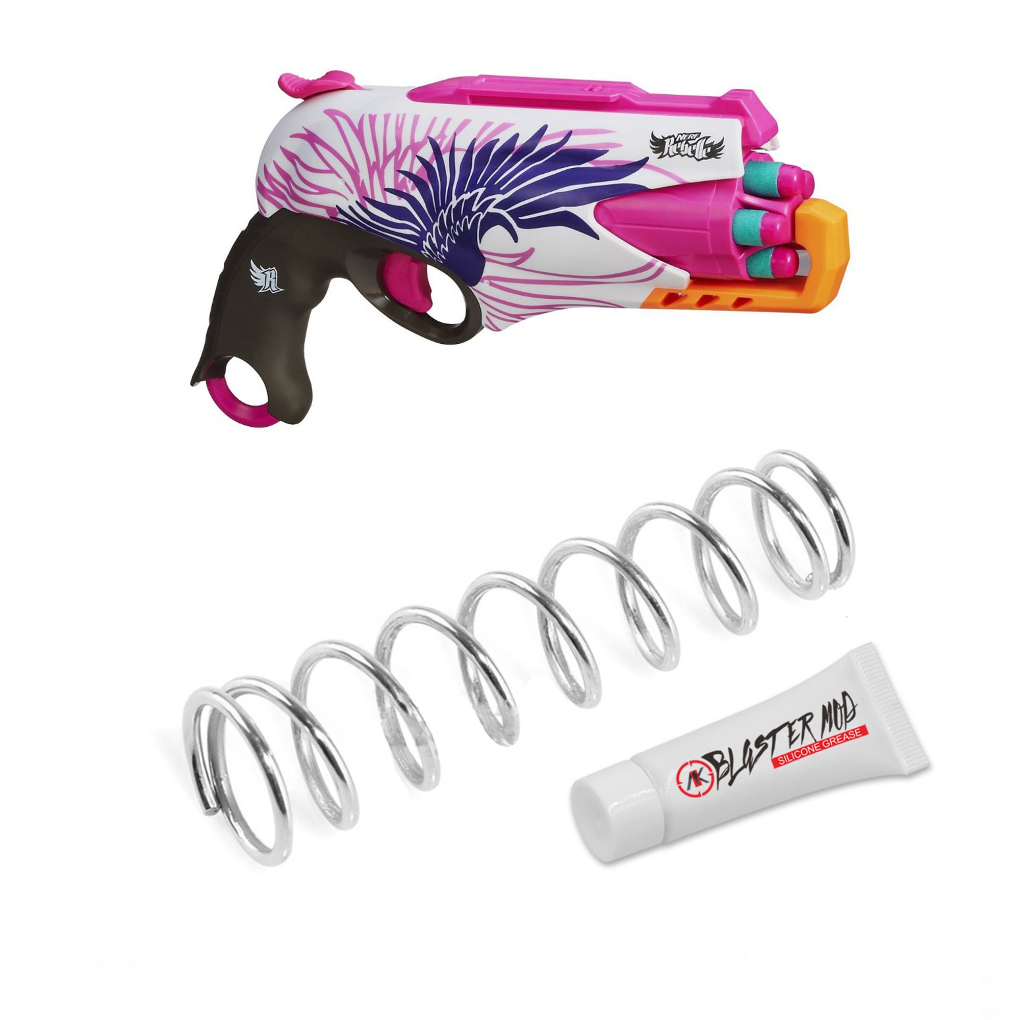 Nerf Rebelle Guardian Crossbow 5KG Modification Upgrade Spring Coil  Blasters Dart Toy