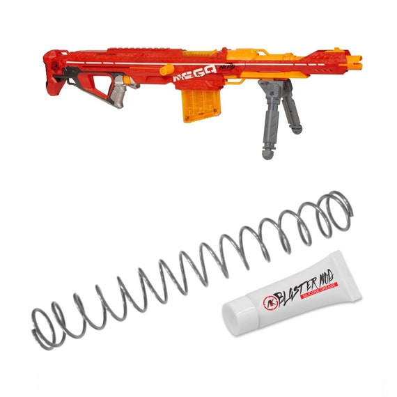 Nerf Mega Centurion Sniper Rifle Blaster Gun With Magazine - Works Great!