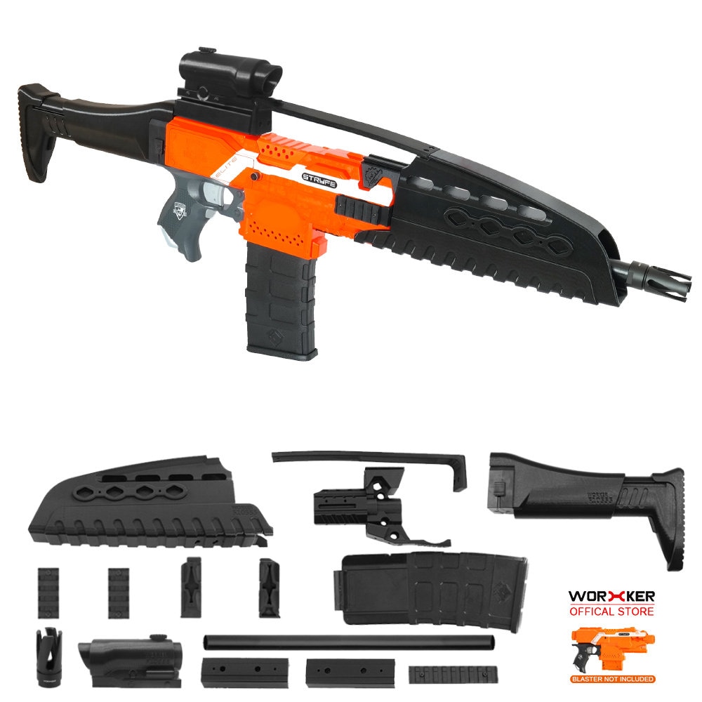 Worker MOD MASADA Rifle Imitation Kit 3D Print for Nerf Alpha Trooper Modify Toy 