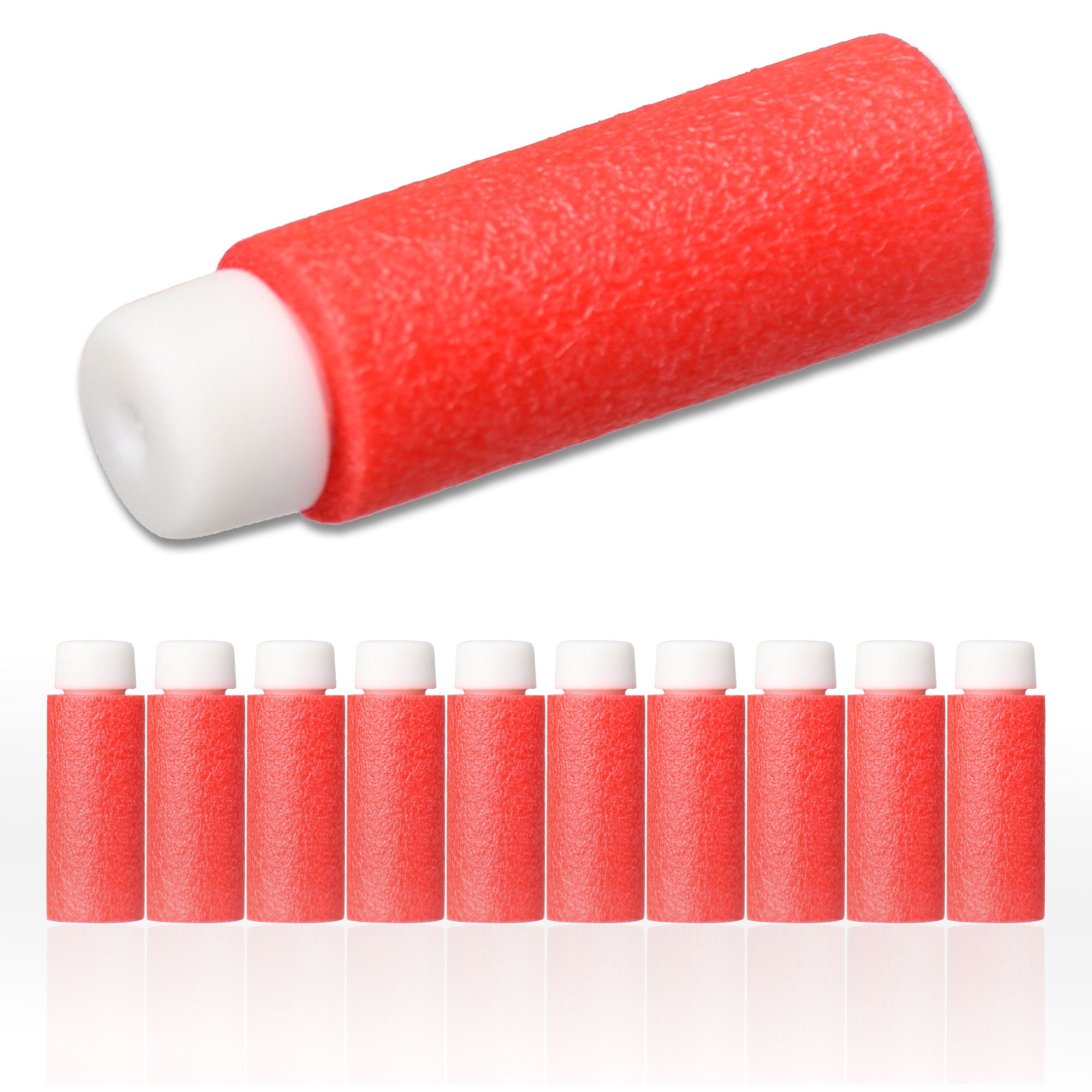 30Pcs Mega for Nerf 9.5cm Red Sniper Rifle Darts Bullets Mega Foam