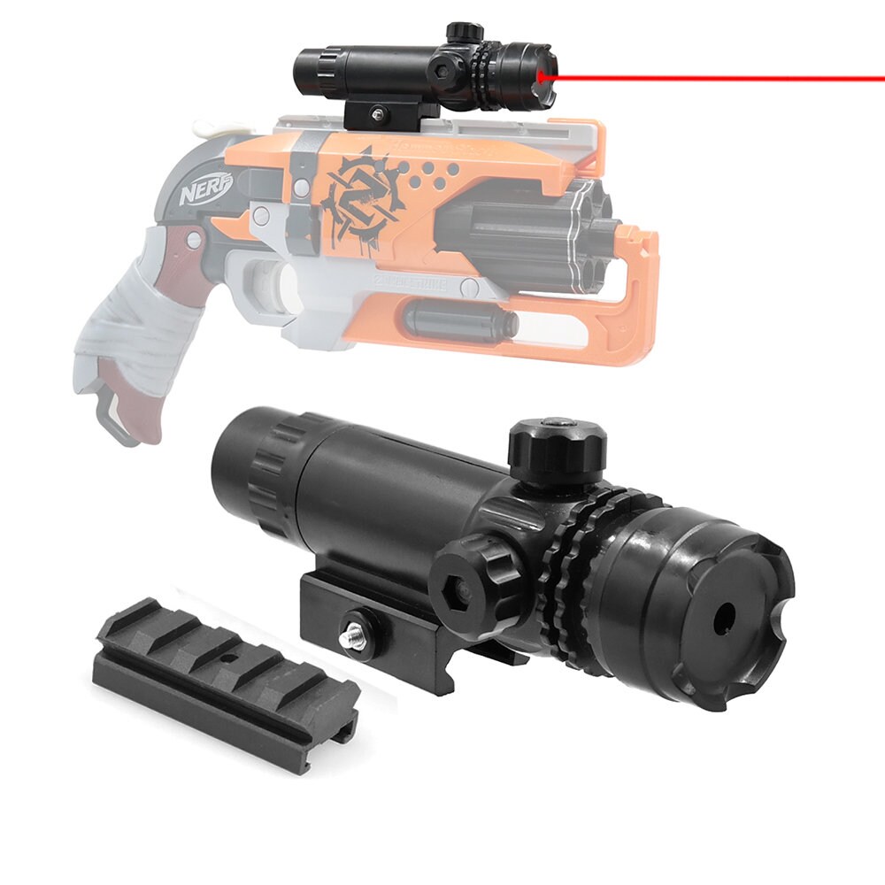 DOUBLE SIGHT NERF TACTICAL RAIL Custom ACCESSORY Dot Flip Mod DOUBLE SIGHT NERF TACTICAL RAIL Custom ACCESSORY Dot Flip Mod