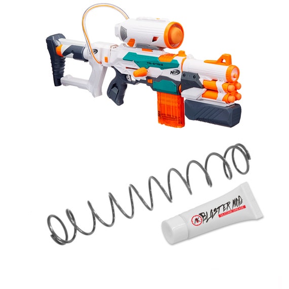 Nerf Modulus Tri-Strike Vs. N-Strike Longstrike Vs. N-Strike Longshot 