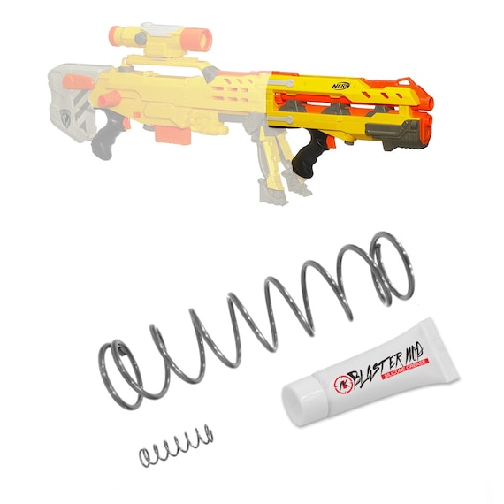 Nerf Longshot Barrel 4.5KG Modification Upgrade Spring Coil Blaster Modify  Dart Toy -  Israel