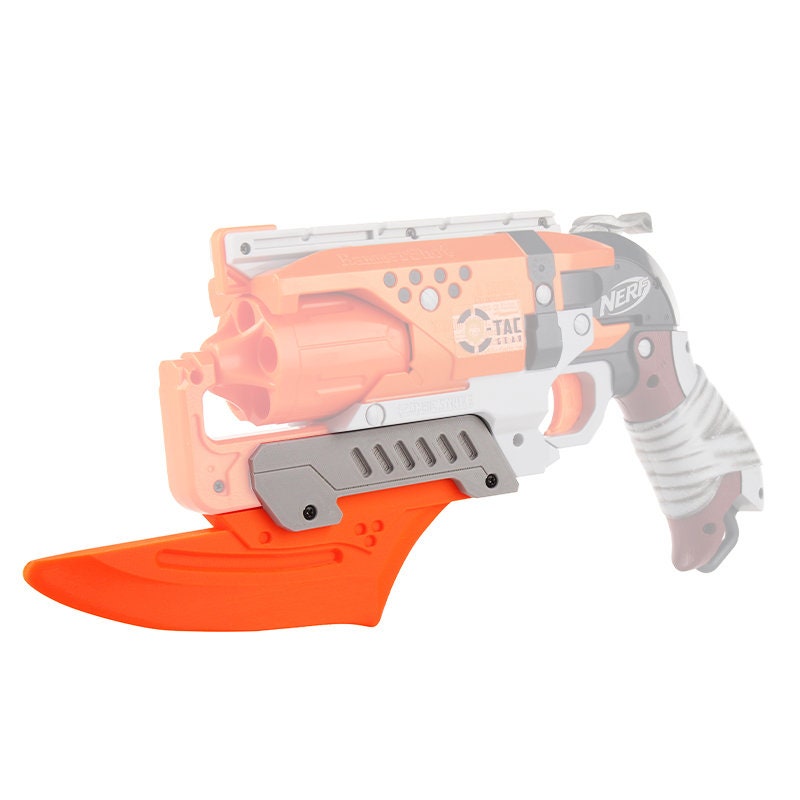 Worker MOD F10555 Rail Blade 3D printed for Nerf HammerShot Balster Modify Toy 